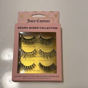 Juicy Couture Drama Queen Faux Mink Lashes - Black and Gold